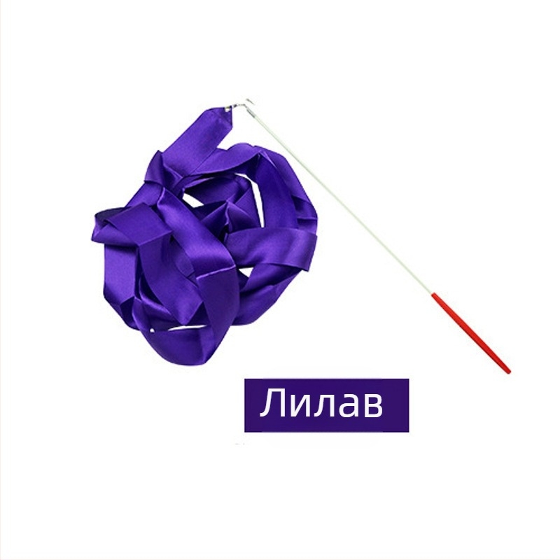 Трансгранична търговия на едро с танцова лента за детска художествена гимнастика, танцово изпълнение, цветна лента, фитнес, тренировка, гимнастическа лента