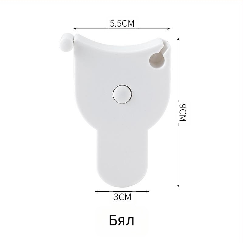 Трансгранично измерване на триобиколна мека линийка, автоматична фитнес линийка за измерване на обиколка на тялото, линийка за измерване на обиколка на талията, обиколка на крака, рулетка, домакинска рулетка