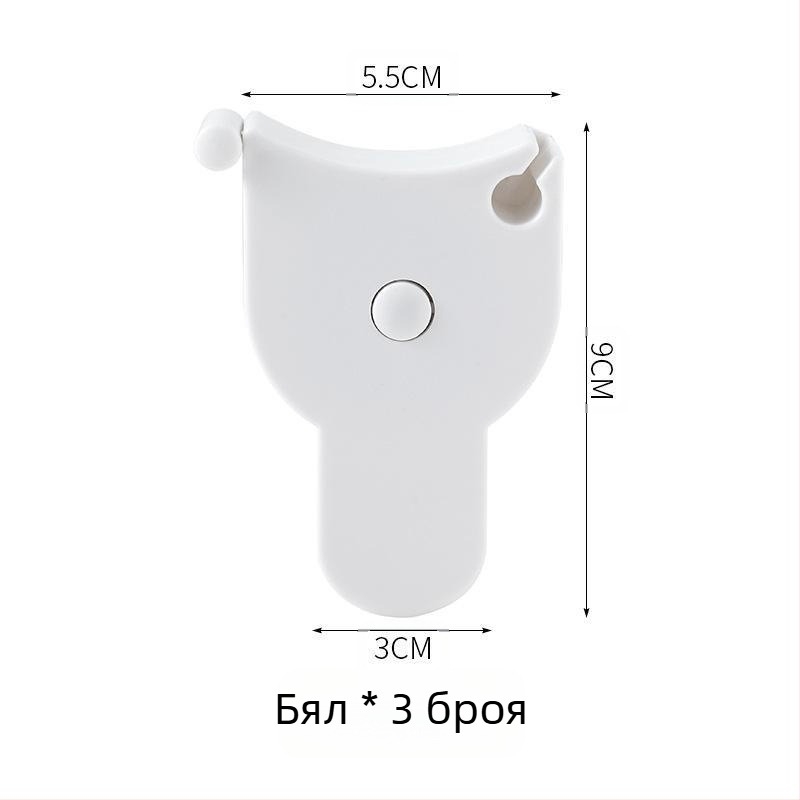 Трансгранично измерване на триобиколна мека линийка, автоматична фитнес линийка за измерване на обиколка на тялото, линийка за измерване на обиколка на талията, обиколка на крака, рулетка, домакинска рулетка