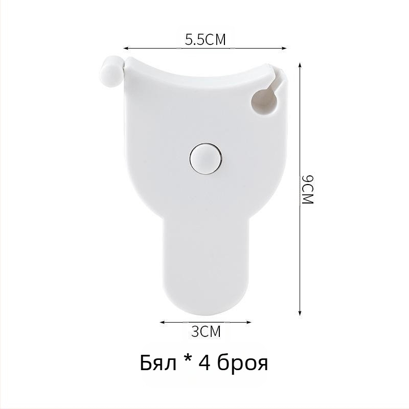 Трансгранично измерване на триобиколна мека линийка, автоматична фитнес линийка за измерване на обиколка на тялото, линийка за измерване на обиколка на талията, обиколка на крака, рулетка, домакинска рулетка