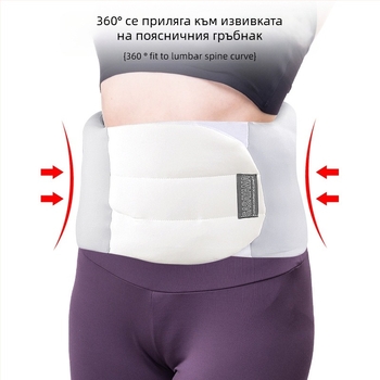 Подложка за талия от памучен полар, защита за талията, легнала настрани, защита на талията, колан за талията, топла защитна екипировка, възглавница за талията