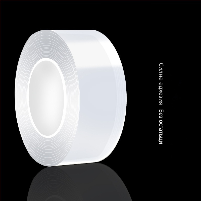 Акрилна прозрачна двустранна лента, безследна, устойчивост на висока температура, висока прозрачност, висок вискозитет, силна водоустойчивост, безследна нано лента на едро