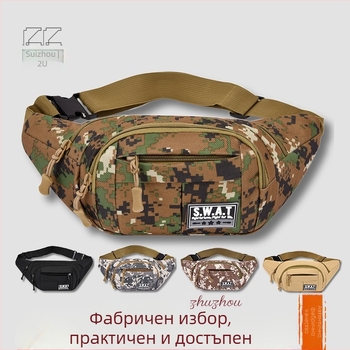 Чанта за кръста в нов стил за мъже и жени, многофункционална чанта за спорт на открито, портмоне за монети за мобилен телефон, модна тенденция на едро