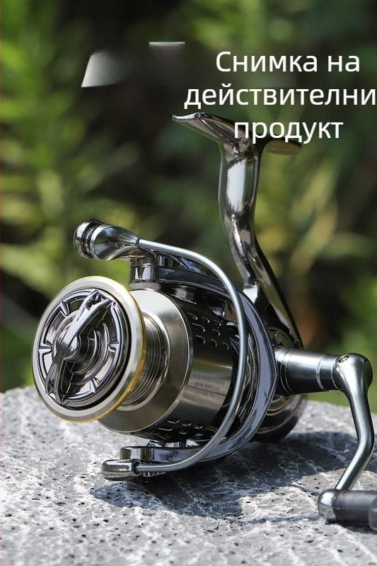 Изцяло метална макара за риболов с чаша за влакно, универсална електролитно покритие, въртящо се колело, морска въдица, колело за риболовно влакно, риболовни принадлежности на едро, колело за въдица