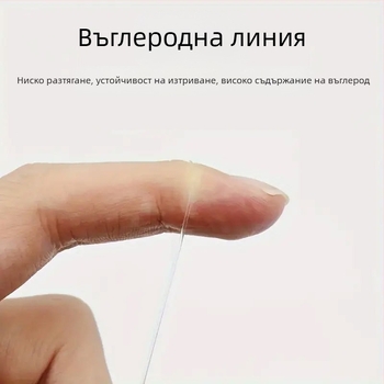 Въглеродна линия подпредна тел против ухапване тел, завързана с готов продукт с въртящ се щифт за свързване на линия, костюм на едро