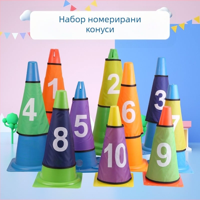 Комплект числа 1-10 Табела с числа за бъчва Табела за футболна тренировка Комплект числа за бъчва Табела с числа за препятствия Табела с числа за тренировка за бъчва