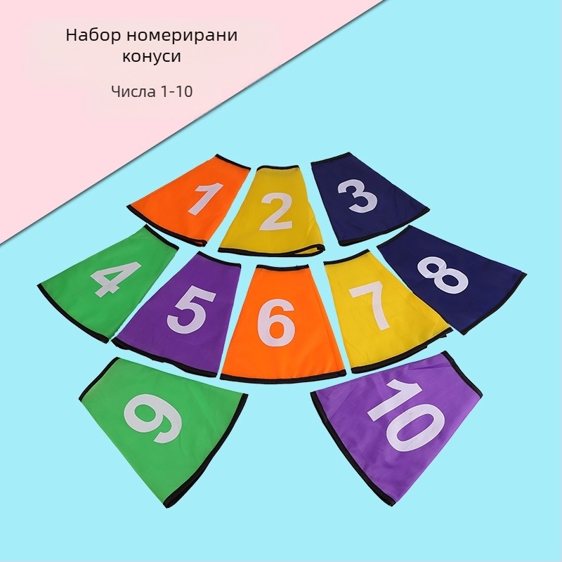 Комплект числа 1-10 Табела с числа за бъчва Табела за футболна тренировка Комплект числа за бъчва Табела с числа за препятствия Табела с числа за тренировка за бъчва