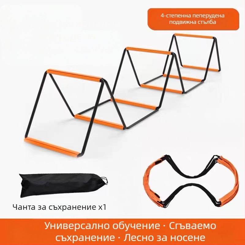 Многофункционална спортна чувствителна стълба пеперуда пъргава стълба за деца фитнес фиксирана стълба футболна тренировка въжена стълба
