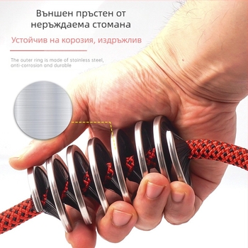 Четка за въжета за катерене на открито Kanle, четка за почистване на четки за въжета за скално катерене, четка за почистване на четки за въжета, четка за измиване на въжета