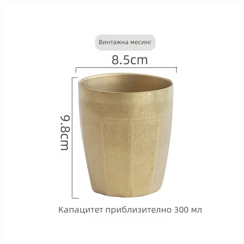 Ретро индустриална чаша за бира, халба от неръждаема стомана 304, домакинска чаша за вода, креативна чаша за къмпинг на открито