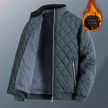 Мъжко зимно удебелено яке за пътуване, младежко кадифено яке плюс памучно яке, топло, ежедневно, износ