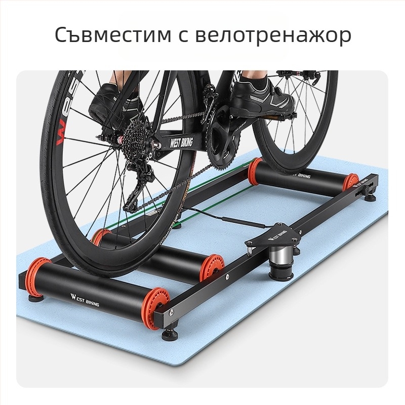 Постелка за йога Western Rider Sports Fitness TPE, неплъзгаща се постелка за йога, платформа за колоездене, домашен...