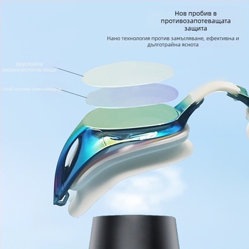 2025 нови плувни очила, трансгранични горещи професионални състезателни плувни очила HD водоустойчиви спортни очила против замъгляване на едро