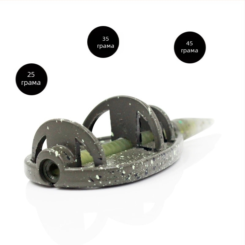 Трансгранична Coolno европейска библиотека за риболов серия Държач за стръв от цинкова сплав, експлозивна кука, устройство за гнездо с малки аксесоари за стръв Feide