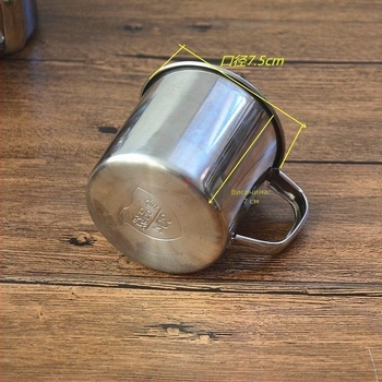 304 Неръждаема стомана Чаша за вода Ученик Детска чаша Офис Шах и Карти Стая Детска столова с капак Чаша Чаша Чаша