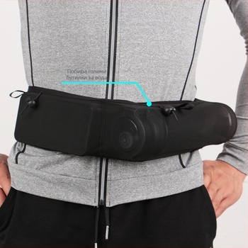 Чанта за кръста за спортни дейности с голям капацитет, лична чанта за мобилен телефон, чанта за кръста за бягане, колоездене, катерене, многофункционална мрежеста чанта за чайник за вода