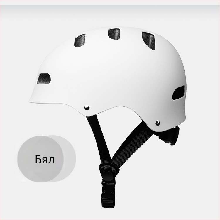 Детска каска за ролери, скейтборд, каска за цвят на слива, велосипедна каска за момчета и момичета, регулируема глава и опашка, сертифицирана каска