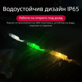 Слънчева градинска лампа за външна употреба, домашна градина, водоустойчива лампа за стълби, ограда, парапет, декоративна лампа