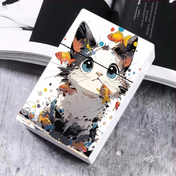 2024 г. Нова външна търговия, боядисана пластмасова кутия за цигари за мъже с форма на пеперуда и котка, сладка кутия за съхранение на карти за жени