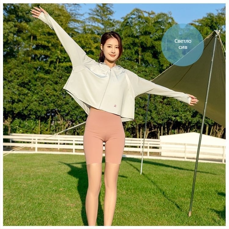 2025 Нови дрехи за слънцезащита от винил Upf50+, изработени от ледена коприна, за жени, с UV защита от слънцето