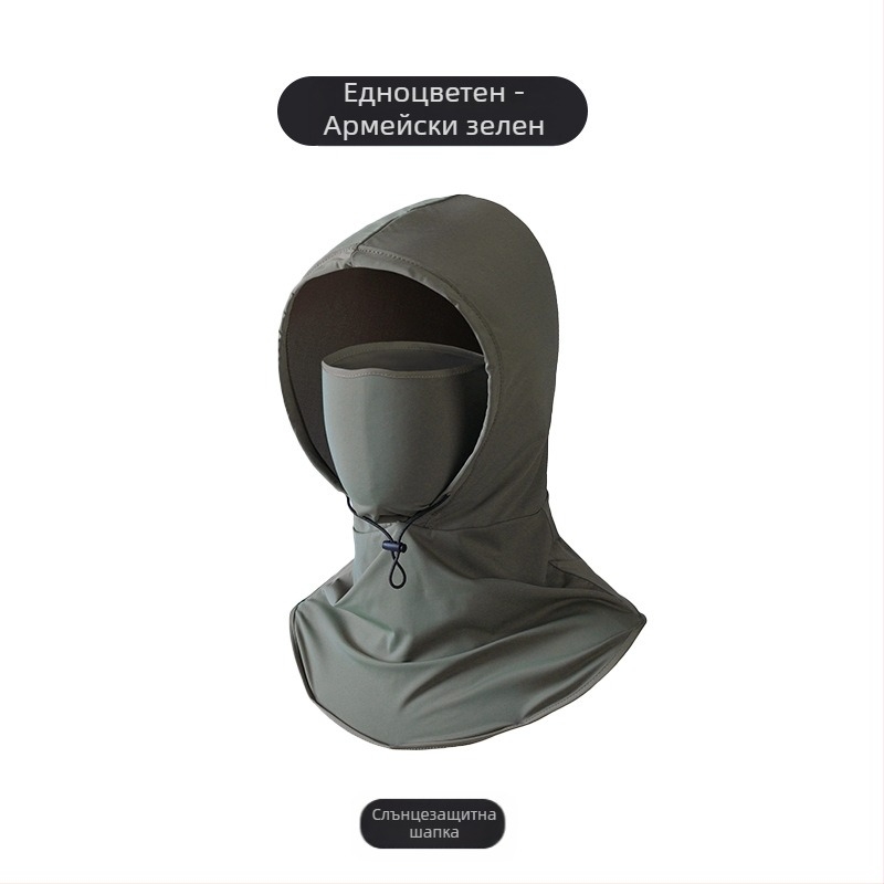 Слънцезащитна маска за мъже, анти-ултравиолетова защита на врата, лятна защита на открито, шофиране, езда, риболов, бране на чай, шапка за слънце, дамски ръкав за слънцезащита