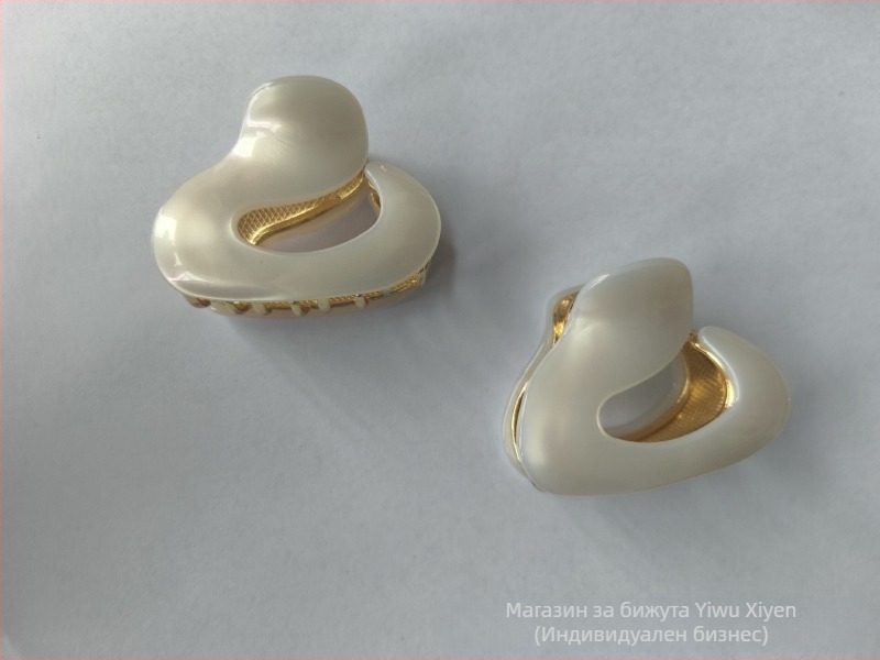 Нова щипка за коса с оцетна киселина, неправилна метална щипка за коса с половин вратовръзка, щипка за коса с темперамент, малка щипка за хващане, щипка за коса с борова опашка, щипка за коса тип „акула“.