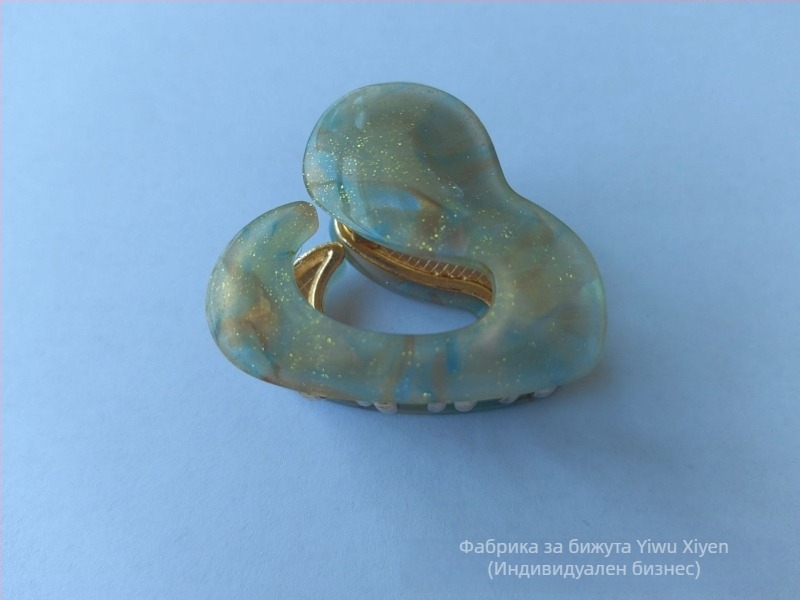 Нова щипка за коса с оцетна киселина, неправилна метална щипка за коса с половин вратовръзка, щипка за коса с темперамент, малка щипка за хващане, щипка за коса с борова опашка, щипка за коса тип „акула“.