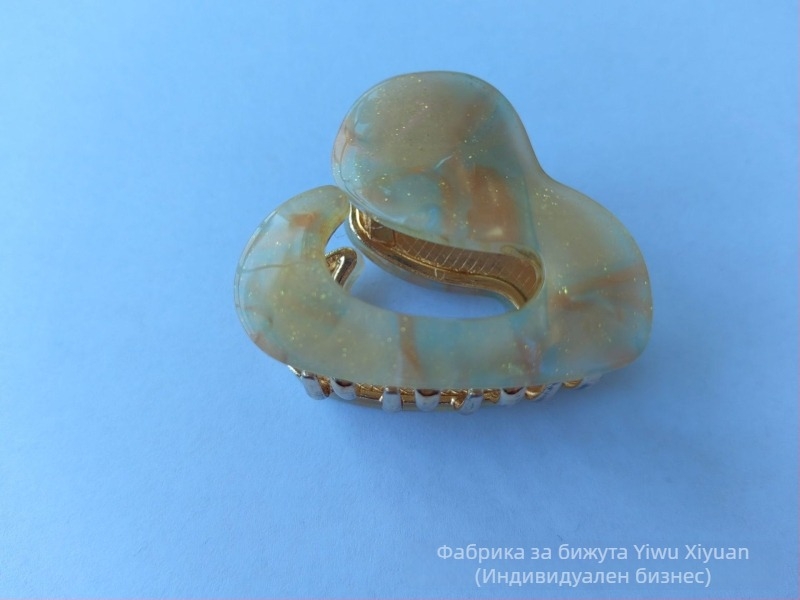 Нова щипка за коса с оцетна киселина, неправилна метална щипка за коса с половин вратовръзка, щипка за коса с темперамент, малка щипка за хващане, щипка за коса с борова опашка, щипка за коса тип „акула“.