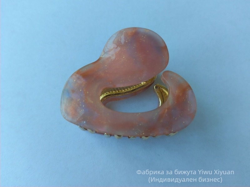 Нова щипка за коса с оцетна киселина, неправилна метална щипка за коса с половин вратовръзка, щипка за коса с темперамент, малка щипка за хващане, щипка за коса с борова опашка, щипка за коса тип „акула“.