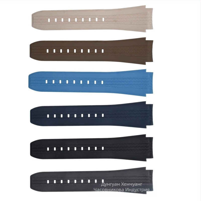 Подходяща за каишка за часовник Swatch Omega Co-Brande Liquid Silicone Original Curved 20mm Planetary Series