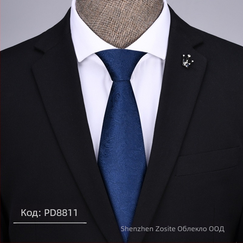 Мъжка вратовръзка с цип, мързелива, с едно издърпване, бизнес рокля, сватба, лесно издърпване, широка, фабрично налично 1