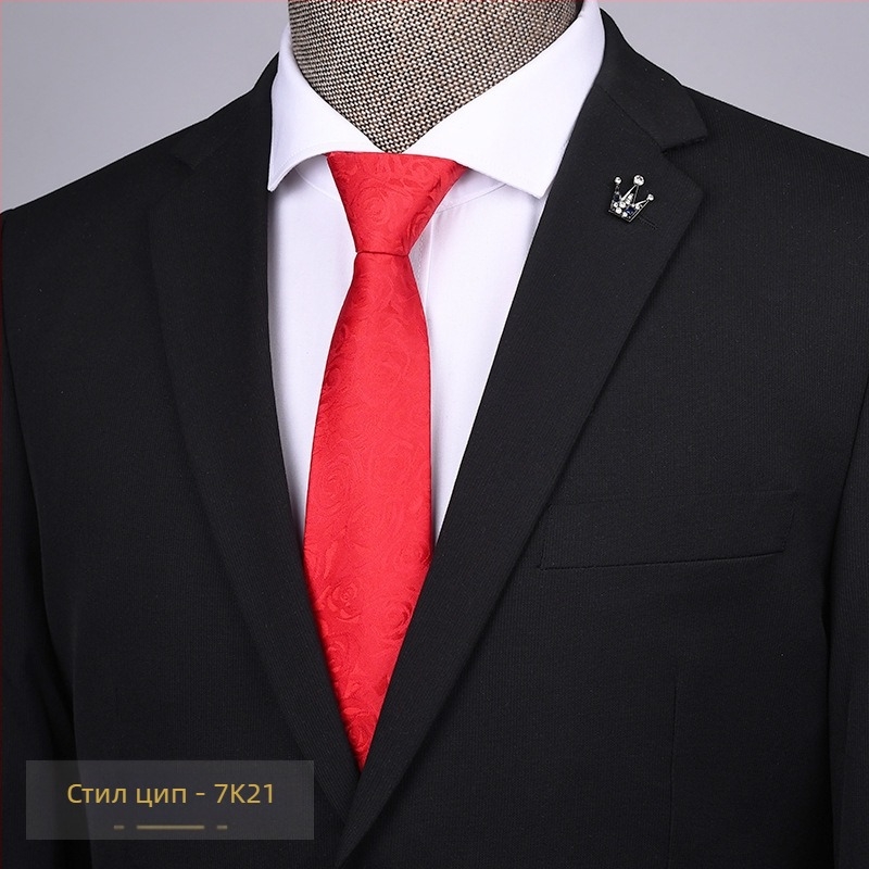 Мъжка вратовръзка с цип, мързелива, с едно издърпване, бизнес рокля, сватба, лесно издърпване, широка, фабрично налично 1