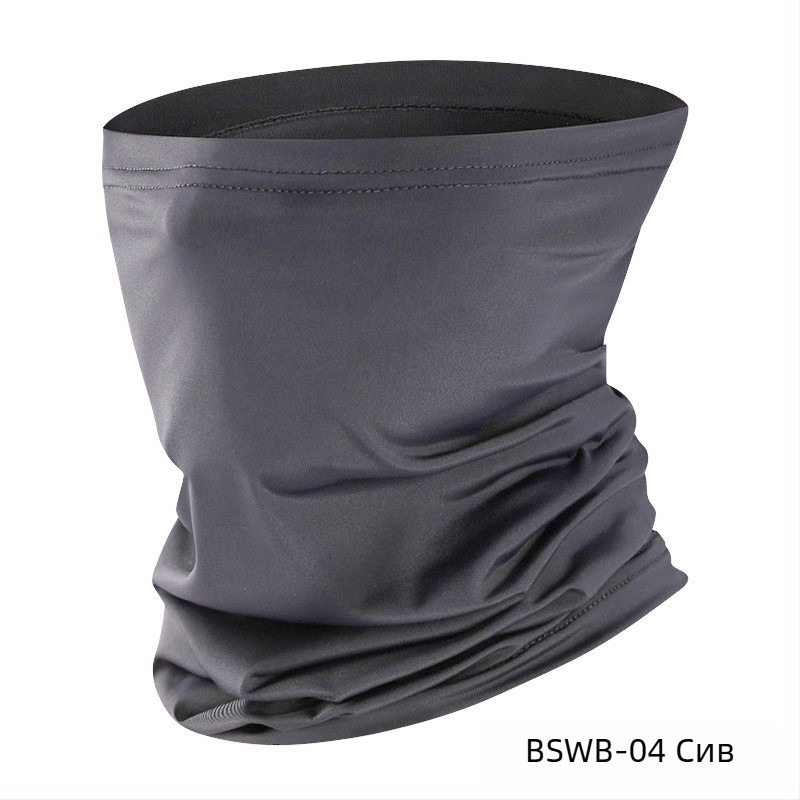 Лятна многофункционална слънцезащитна яка, спортна екипировка за открито, велосипед, мотоциклет, шал от ледена коприна, маска за езда