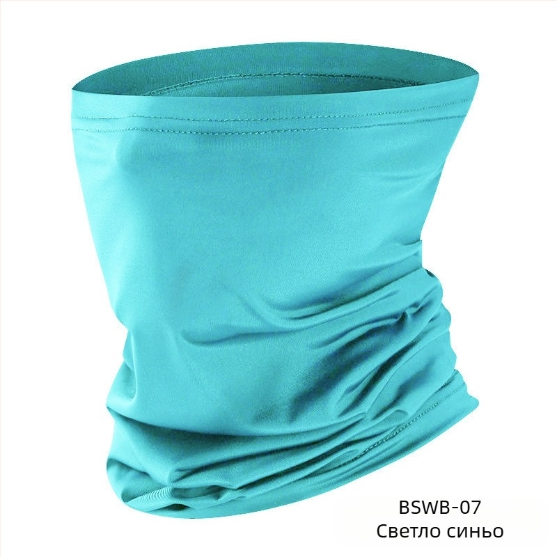 Лятна многофункционална слънцезащитна яка, спортна екипировка за открито, велосипед, мотоциклет, шал от ледена коприна, маска за езда