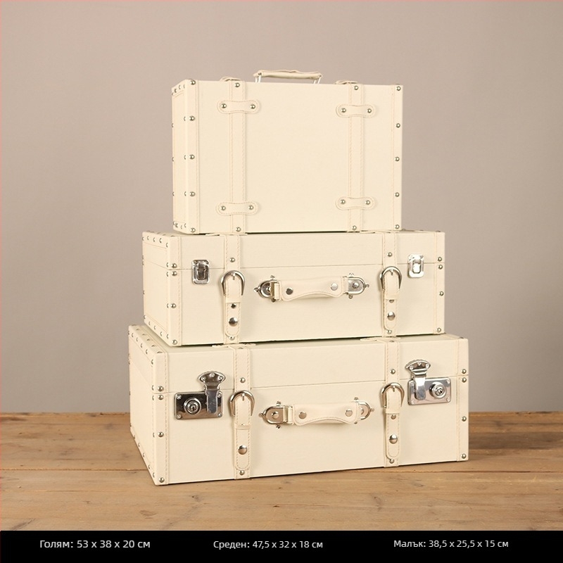 Ретро носталгична старомодна кутия за съхранение на дървен куфар, дървена кутия, креативни реквизити, кожени орнаменти