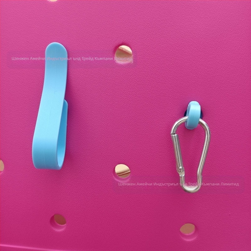 Популярни аксесоари Bog на Amazon Комплект от три куки Карабинер Гъба Катарама Дупка Чанта Аксесоари Медальон