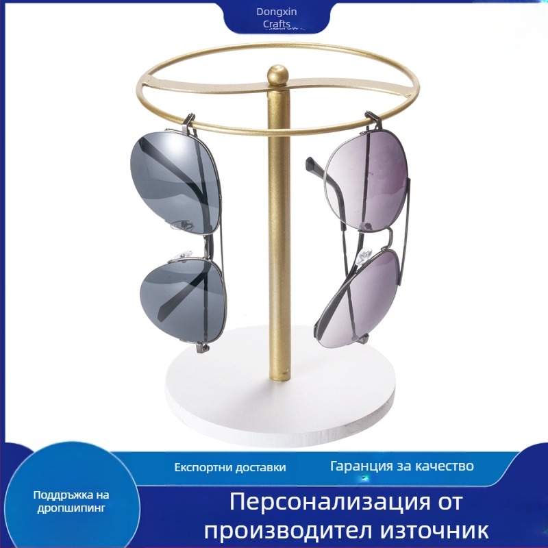 на склад t Етикетираща стойка за съхранение на слънчеви очила Метална стойка за слънчеви очила Настолна стойка за бижута Съхранение на бижута