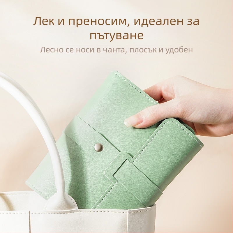 Чанта за съхранение на обеци, креативна многофункционална книга за съхранение на обеци, преносима чанта за бижута с голям капацитет