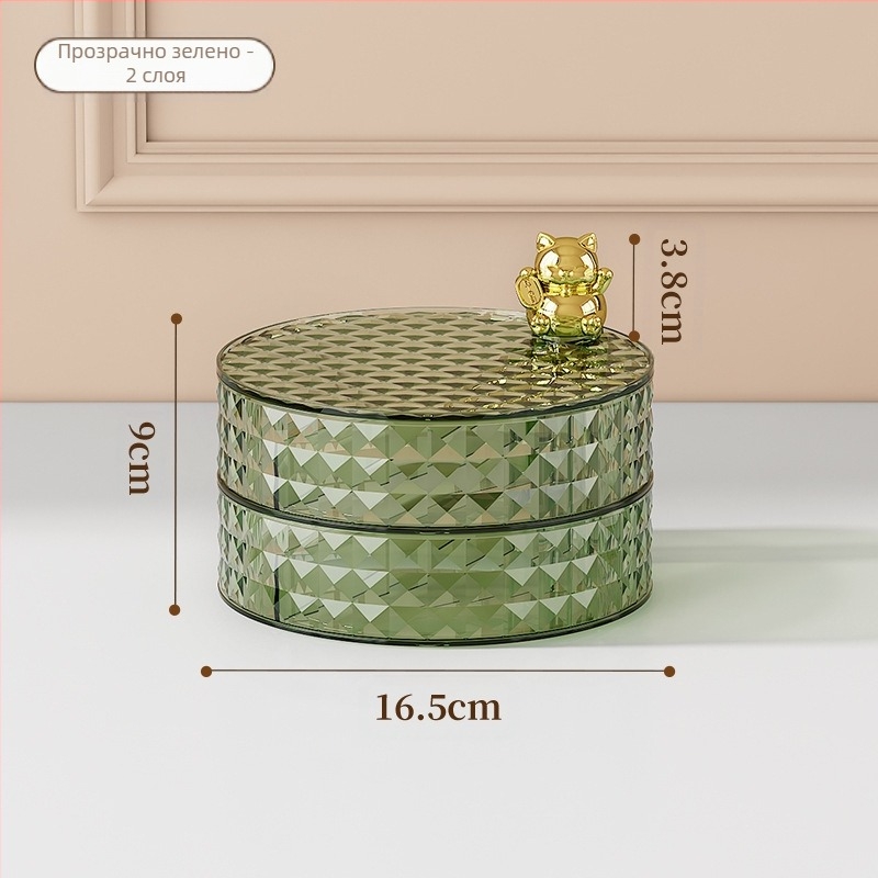 Домакинска холна масичка за бонбони кутия за бонбони лека луксозна висококачествена тава за бонбони за закуски съхранение на ядки кутия за сушени плодове