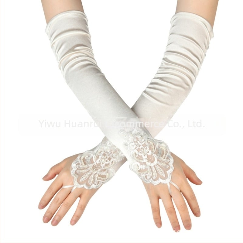 Ръкавици за маскараден бал от 1920 г., жени, черно-червено-бели, ръкавици за сватбена рокля, шапки, колокационни ръкавици