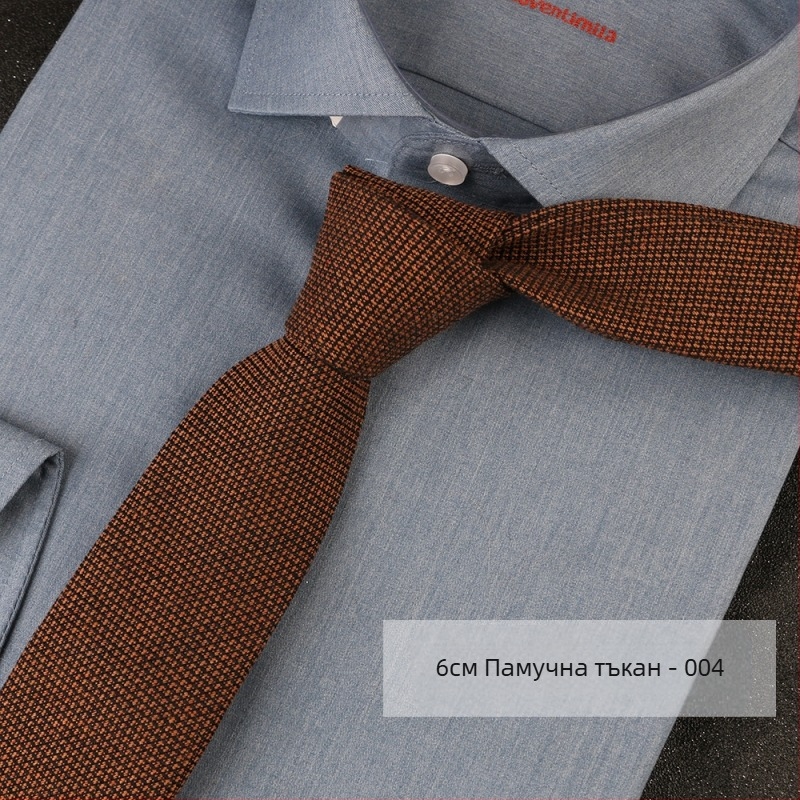 Британска карирана вратовръзка за ръка, японски ежедневен тъмен ретро препи стил, памучен малък каре, директна доставка от фабриката