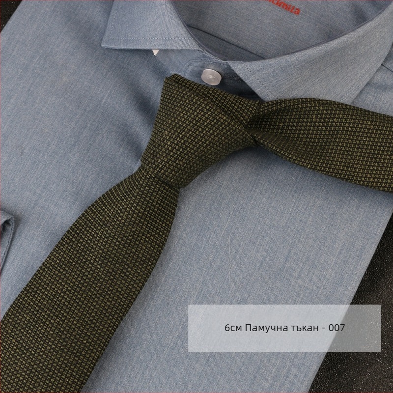 Британска карирана вратовръзка за ръка, японски ежедневен тъмен ретро препи стил, памучен малък каре, директна доставка от фабриката