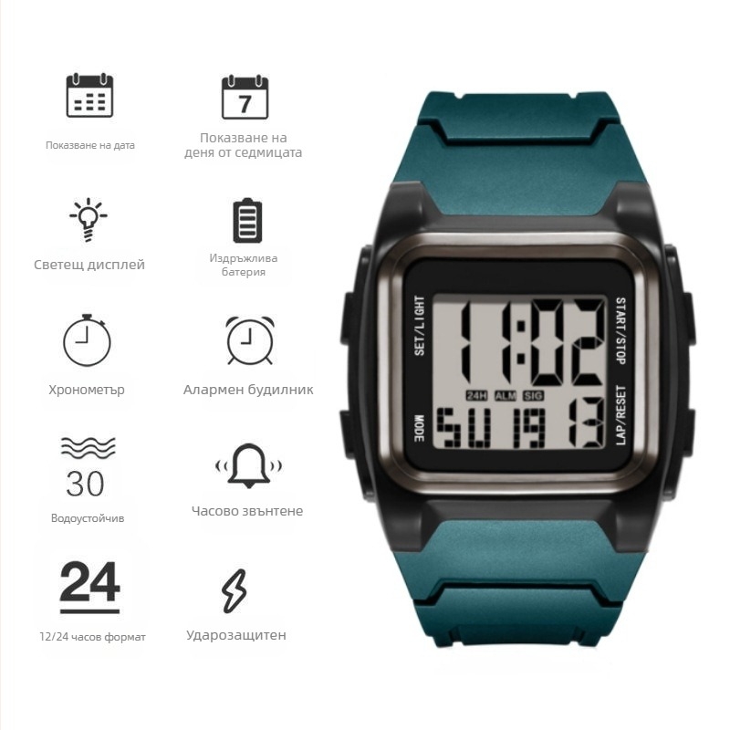 Наука и технологии sense watch ins висока цветна стойност студентско парти прост моден нишов дизайн еднорог водоустойчив електронен часовник