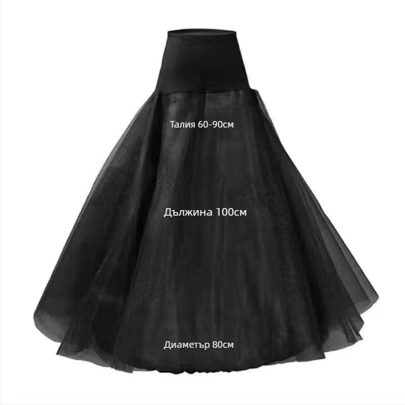 Сватбена рокля, пухкава пола, рокля тип „рибена кост“ до средата на деколтето, булчинска фуста с цветен принт, пола за изпълнение