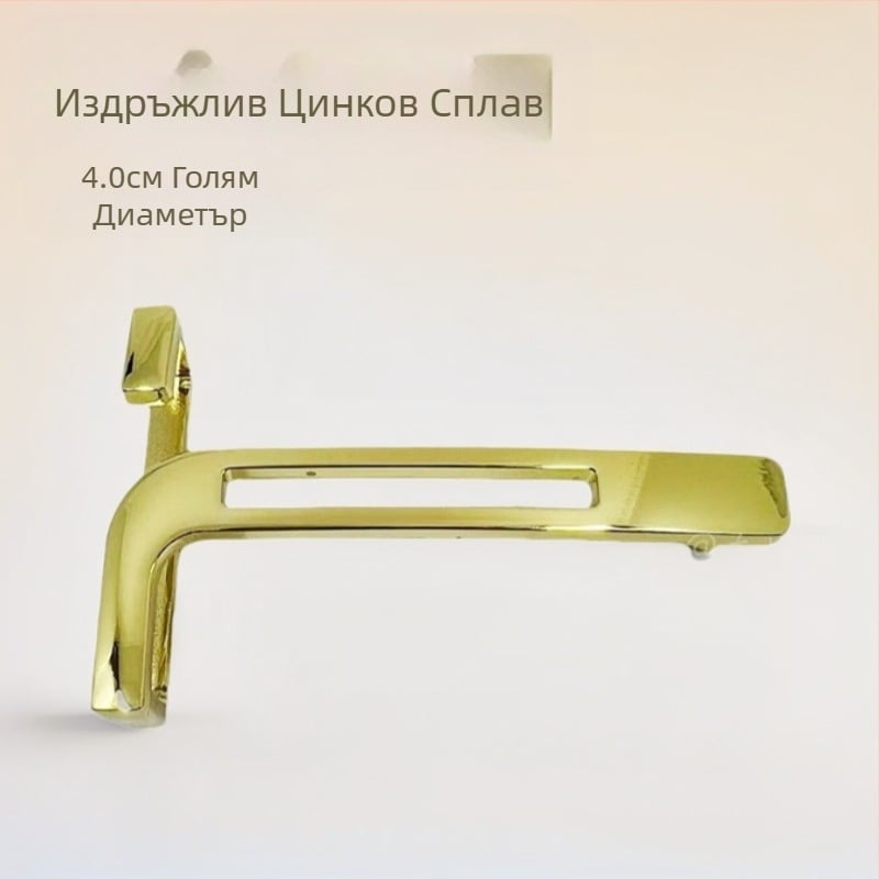 Dh Factory Директни продажби Мъжка бизнес ежедневна универсална катарама за колан 4.0 см цинкова сплав гладка плоча катарама Т-образна катарама на едро