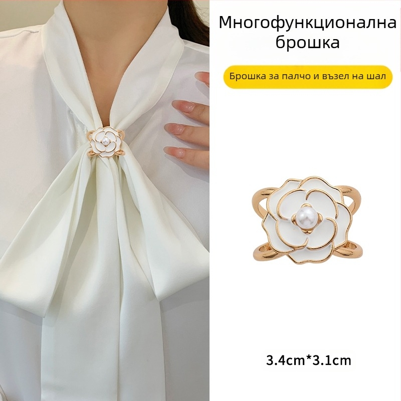2024 нова катарама за талия на едро, брошка за палто, катарама за шал, яке, колан с възел, панделка с фиксирана катарама за едро