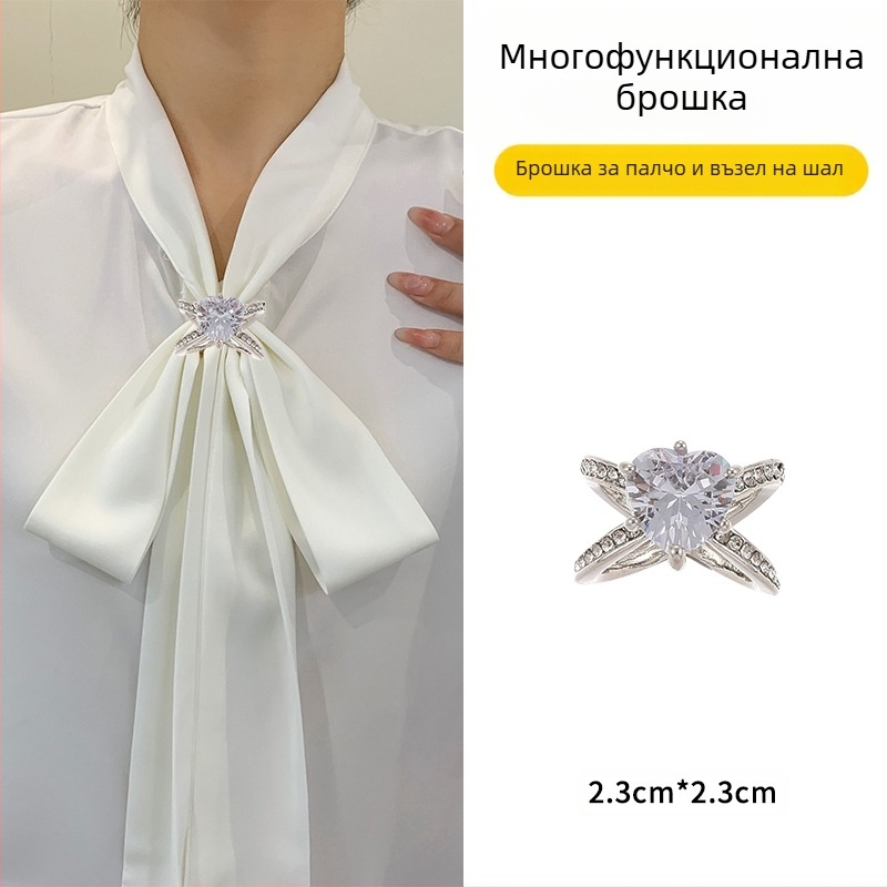 2024 нова катарама за талия на едро, брошка за палто, катарама за шал, яке, колан с възел, панделка с фиксирана катарама за едро