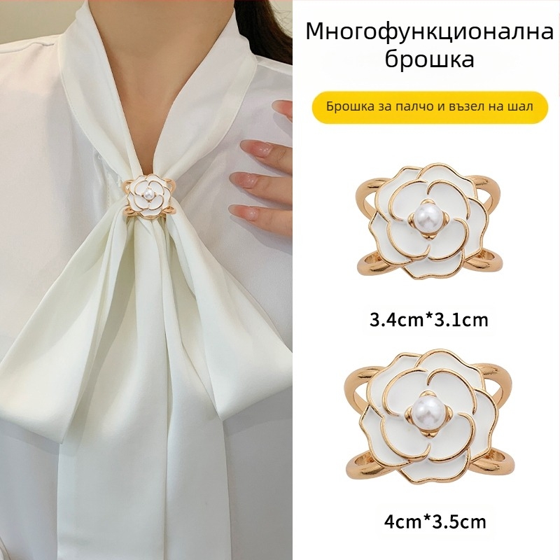 2024 нова катарама за талия на едро, брошка за палто, катарама за шал, яке, колан с възел, панделка с фиксирана катарама за едро
