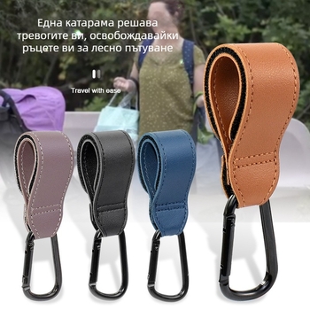 Проста катарама за алпинизъм от алуминиева сплав, електрически велосипед, универсален многофункционален, здрав велкро кука за количка