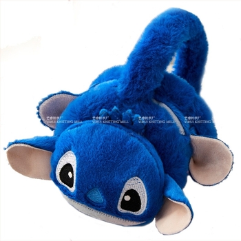 Зимни детски анимационни Stitchai топли наушници, плюшени студоустойчиви, антифриз, удебелени, топли, за защита на ушите